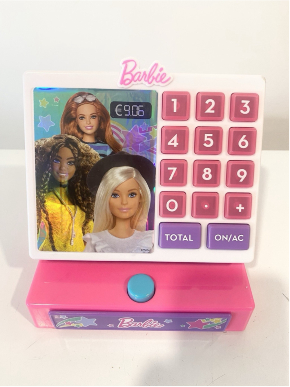Barbie Trendy Cash Register Just Play Working Calculator Pretend Store Toy
